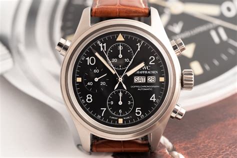 iwc doppelchronograph gold|iwc 3711 doppelchrono.